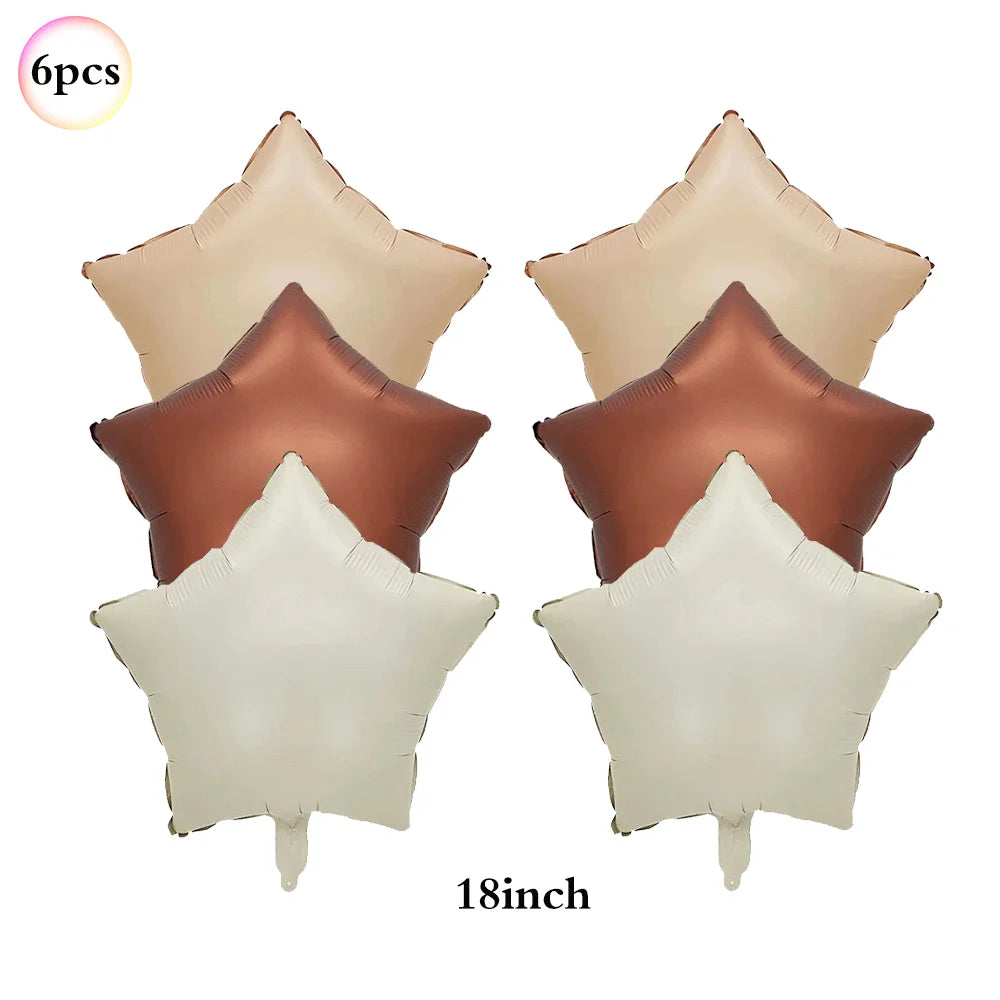 40in Cream Big Number Balloon 18in Three Color Love Foil Helium Balloons Aldult Birthday Set Boys Girls 1st Birthday Decorations