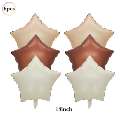 40in Cream Big Number Balloon 18in Three Color Love Foil Helium Balloons Aldult Birthday Set Boys Girls 1st Birthday Decorations