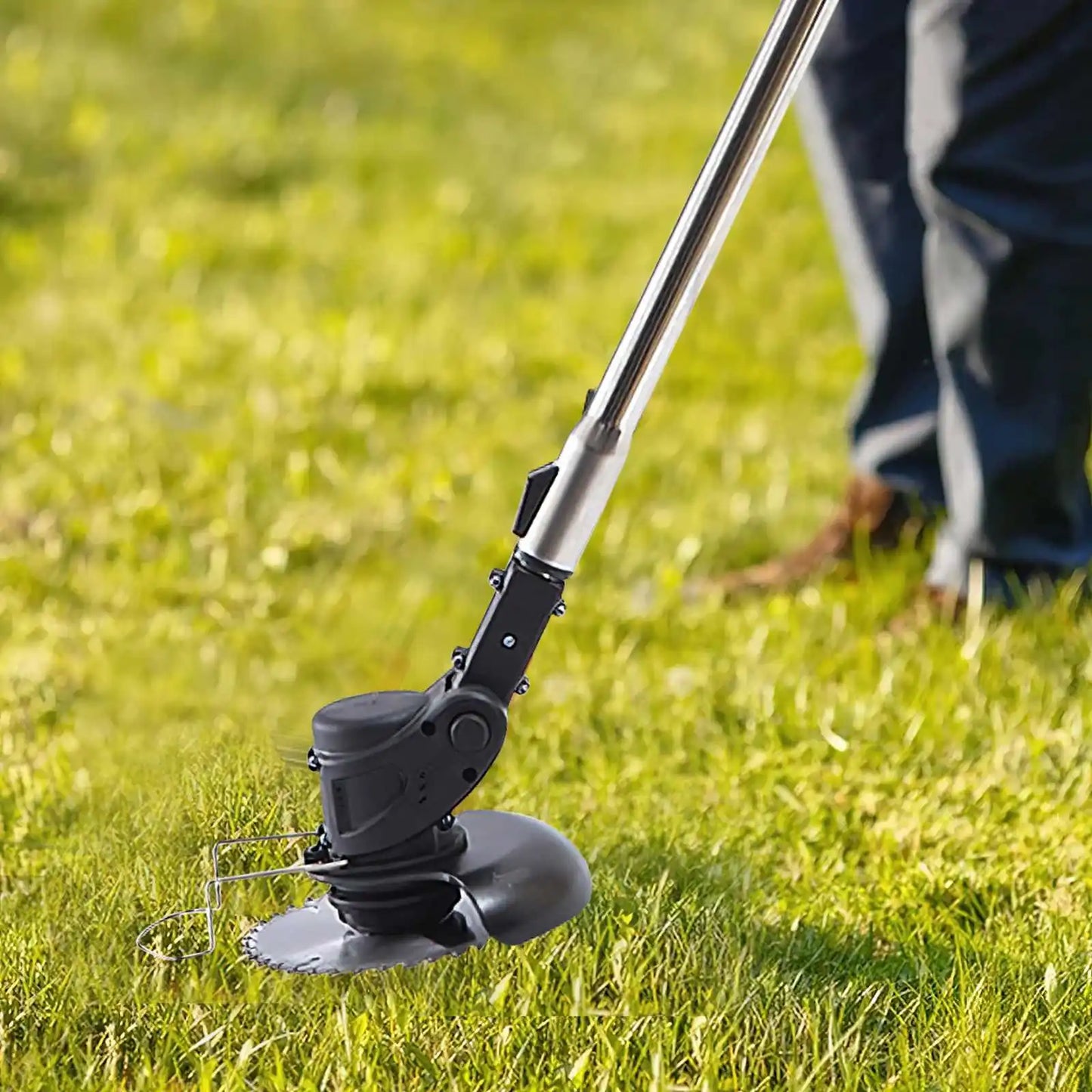 850 W elektrischer Rasenmäher, kabelloser Rasentrimmer, Gartenrasentrimmer, Rasentrimmer, Cutter, Elektrowerkzeuge für Makita-Akku