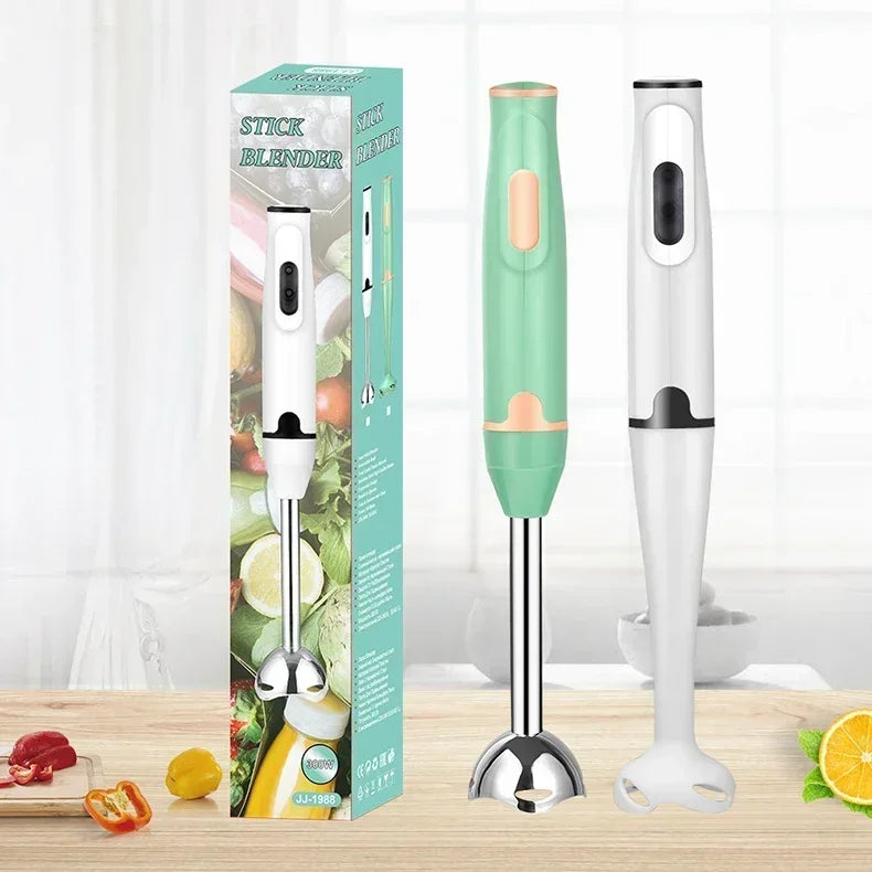 Electric Handheld Food Mixer, Multifunction Egg Beater & Veggie Blender/Chopper with Stainless Steel Whisk for Kitchen Tools.