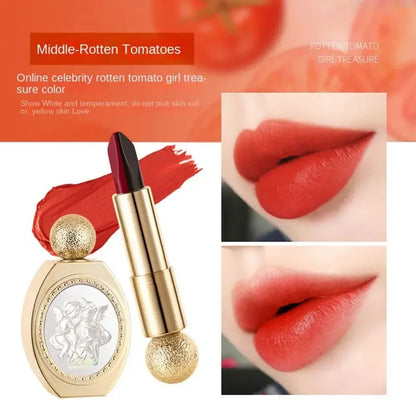 Matte 5Color Matte Lipstick Long-lasting Moisturize 5 in 1 Lip Gloss Not Fading Non Stick Cup Velvet Mist Lipstick Cosmetics Hot.