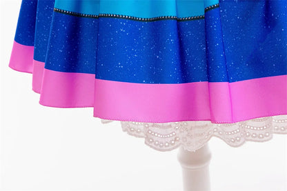 Kinder Lilo und Stitch Rollenspiel Prinzessin Kleid Kinder Bühnenkostüm Mädchen Karneval Halloween Party Cartoon Bekleidung.