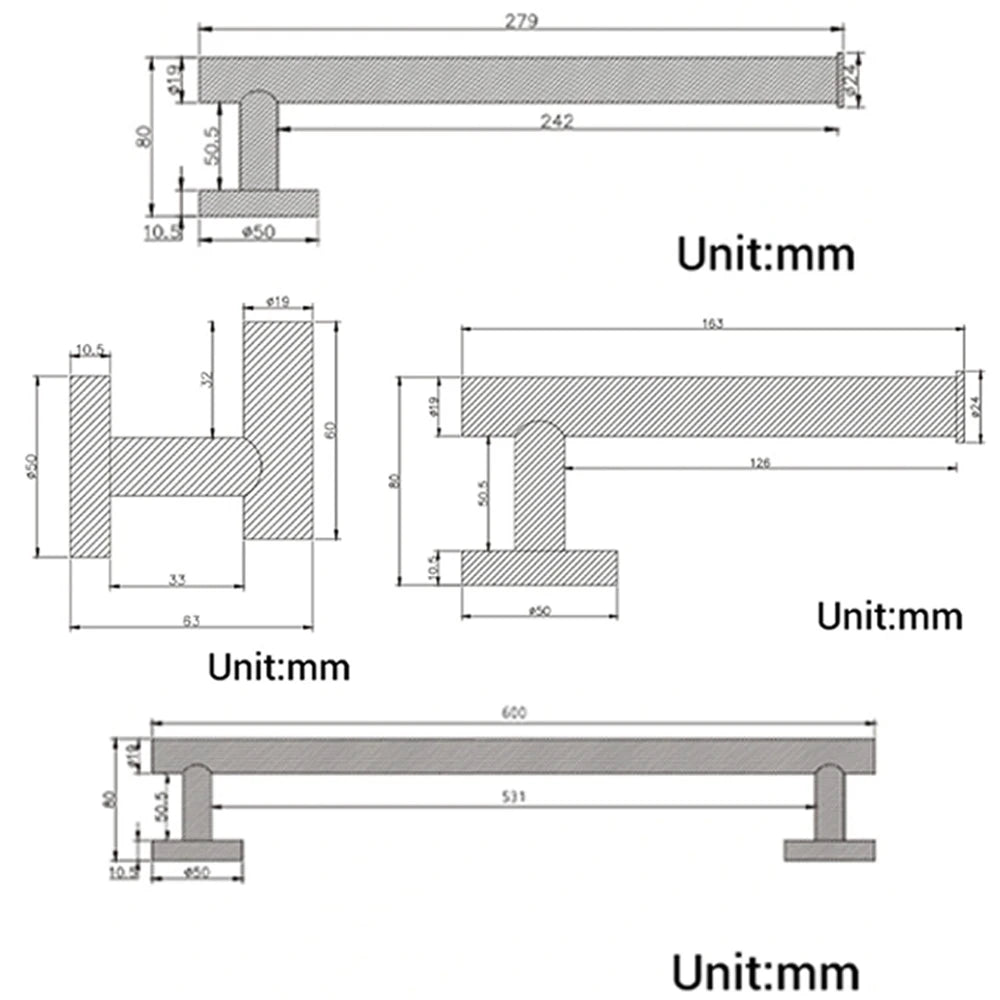 BagnoLux Edelstahl Chrom Schöne Wand Haken Wc Papier Halter Handtuch Ring Bar Selbst-Adhesive Bad Zubehör