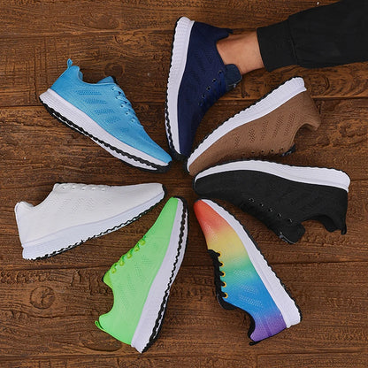 Lightweight Men's Casual Shoes Breathable Comfortable Men's Casual Sneakers 2025 New Outdoor Anti Slip Walking Shoes Sizes 36-44.