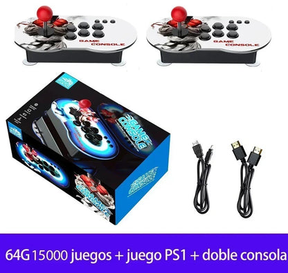 Retro Video Game Console Joystick MT6/M9  Retro Video Game PS1 Double Battle Wireless Controller Console Arcade Game,15000