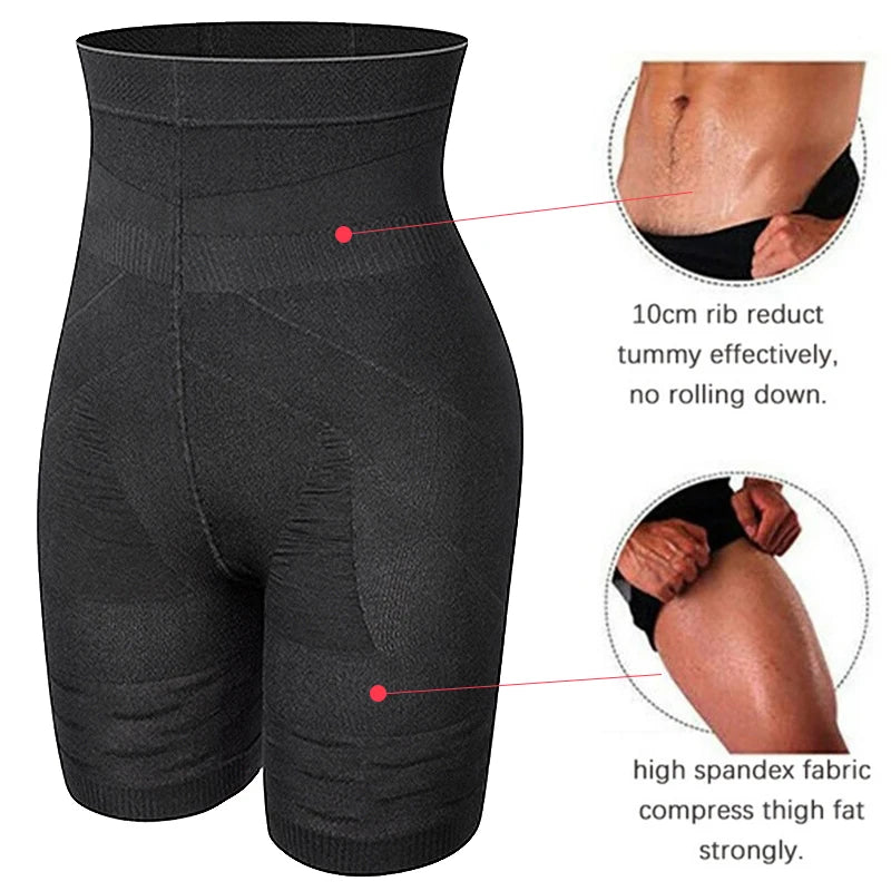 Männer Body Shaper Bauch-steuer Shorts Shapewear Bauch Gürtel Boxer Briefs Hohe Taille Abnehmen Unterwäsche Bein Kompression Höschen