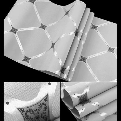 Hirschleder-Samttapete, nordische geometrische Muster, Linien, moderne, minimalistische, vertikale Streifen, Wohnzimmer-TV-Hintergrundtapete