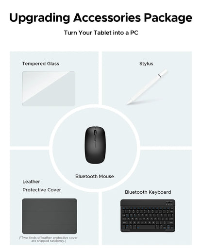Doogee Tab A9 Pro+ Tablet Pc 11-Inch Android 15 30Gb Ram(6+24) 128Gb Rom 8580Mah Battery Widevine L1 Support Tablet Dual Speakers