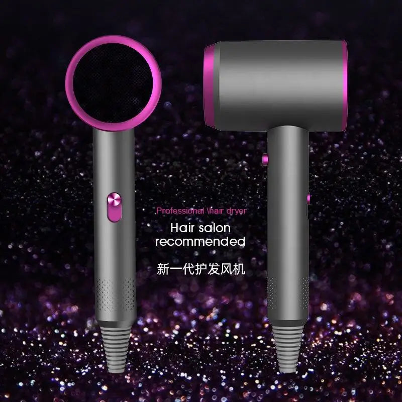 Home portable high power blue hair dryer 1200W professional hair dryer Strong wind salon negative ion hair dryer.