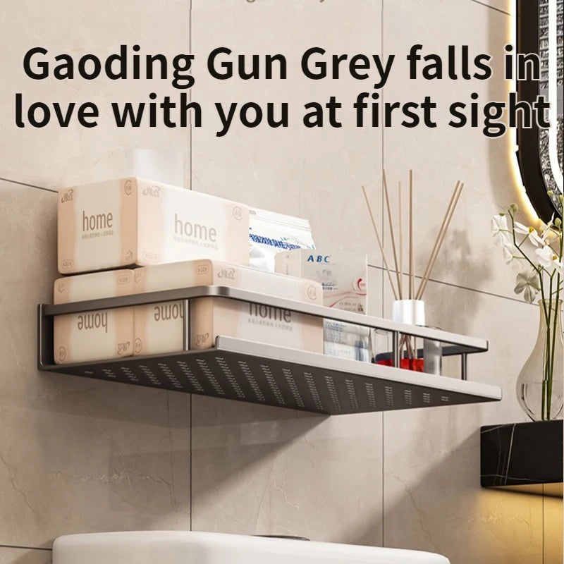 60 cm Breite, verbessertes WC-Aufbewahrungsregal/Badezimmer-Shampoo-Regale, Kleiderbügel, Duschregal, Kleiderbügel, Eckregal