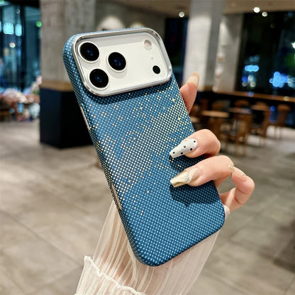 Luxury Kelvar Carbon Fiber Phone Case for iPhone 17 Air 17 Pro Max Magnetic Wireless Charging Ultra Thin Hard Colorful Cover.