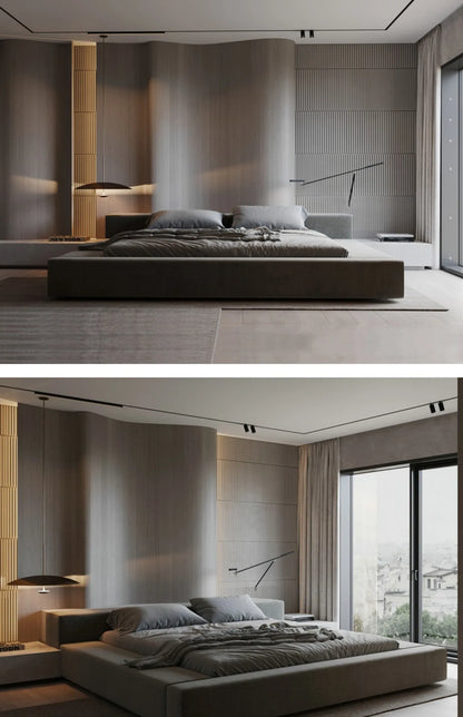 Rahmen Queen-Size-Betten Doppel Ästhetisch Schlafen King Bett Basis Kinder Cama De Lujo Para Dormitorio Möbel Dekoration