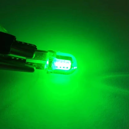 10pcs t 10 w5w Cob Glühbirne 1w DC12V Mini LED Lichter weiß blau rot gelb grün rosa rosa Silikon lampe für Auto Innen beleuchtung.