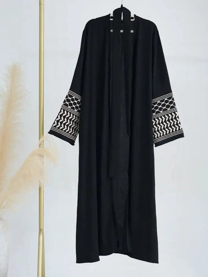 Ramadan Embroidery Muslim Modest Kimono Abaya Damen Dubai Luxury Islam Women Cardigan Dresses Kebaya Kaftan Robe Femme Musulman