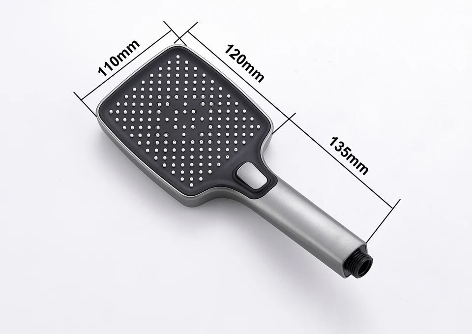 VGX LED Digital Shower System Modern Bathroom Temperature Display Shower Faucet Set Rainlfall Bathroom Mixer Bidet Shower Set