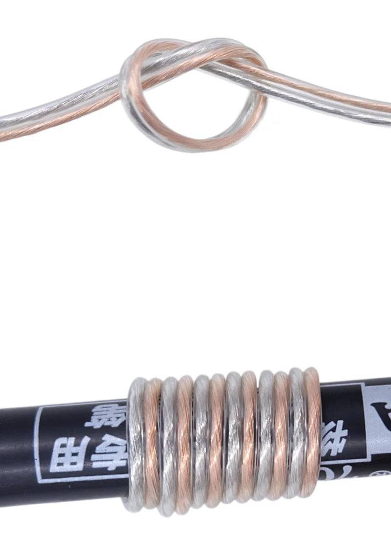 1/5/50M Electrical Wire 2 Pins Transparent Cable 30AWG - 16AWG UL2468 PVC Speakers Audio Headphone LED Strip Lamp Extension Cord.