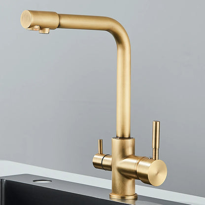 Filtered Kitchen Sink Faucets Drinking Water Filter Kitchen Faucet Sink Tap Hot Cold Water Tap For Kitchen