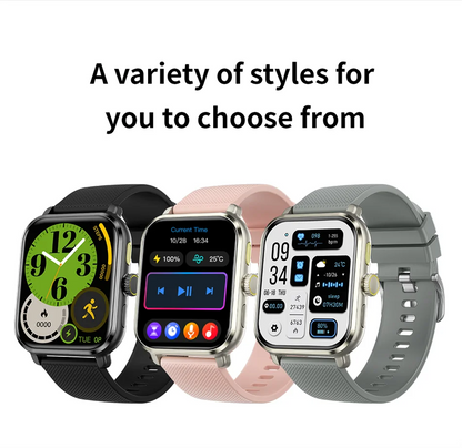New 1.95" Smart Watch women Voice Call Heart rate Blood Pressure Custom Watches dial GPS Sport trajectory Smartwatch Men Women.