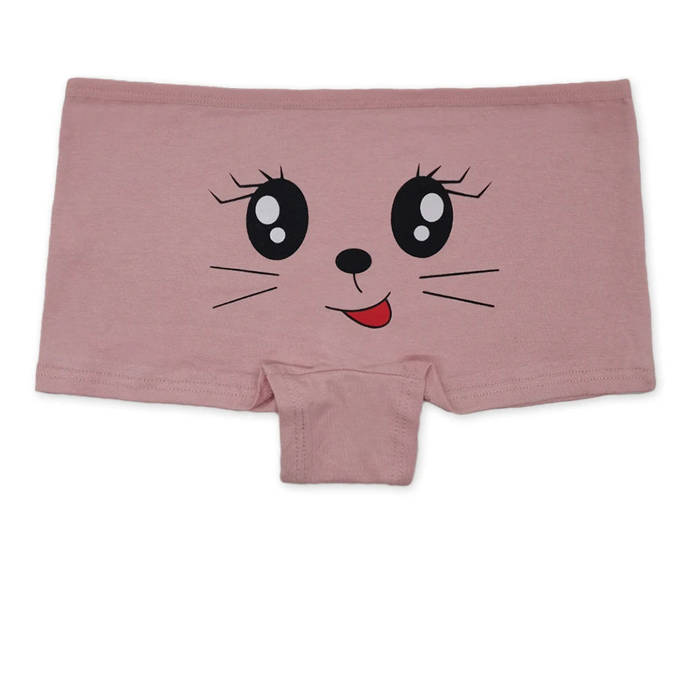 Panties cotton boxer women underwear Safety female panty print lingerie ladies girls intimate woman 5 Pcs/Lot.