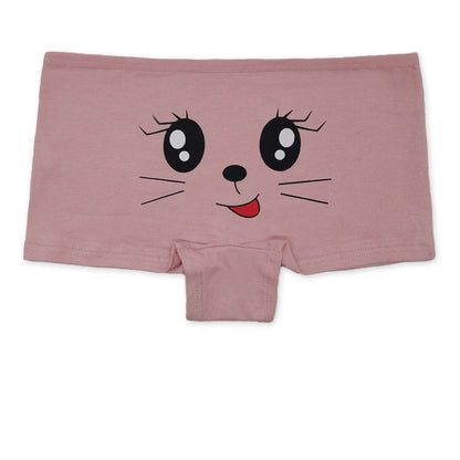 Panties cotton boxer women underwear Safety female panty print lingerie ladies girls intimate woman 5 Pcs/Lot.