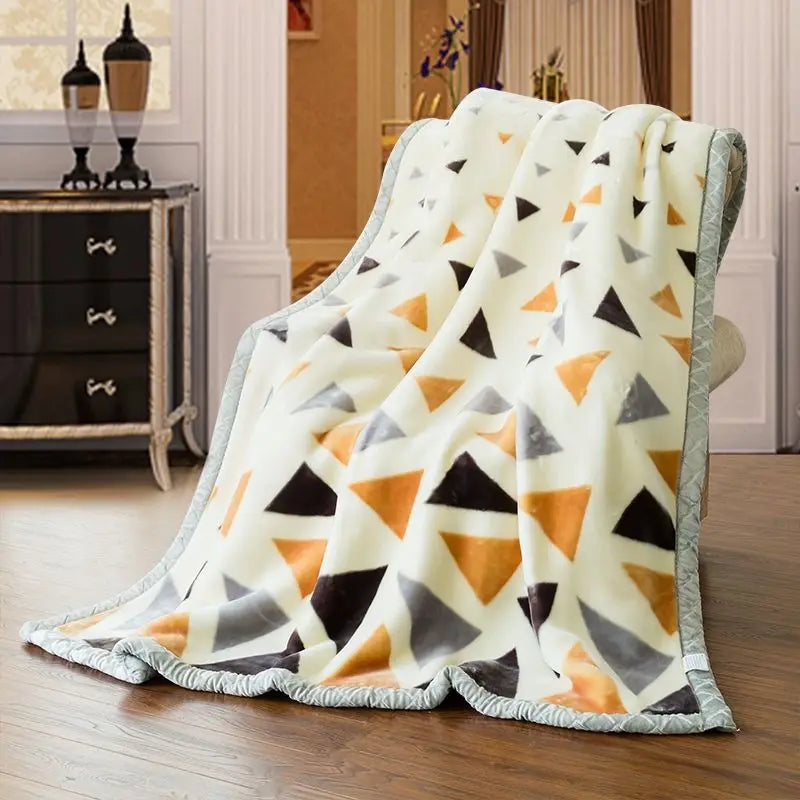Winter Raschel Blankets Thickened Soft Comfortable and Fluffy Plush Quilt Home Multifunctional Single Person Double Warm Blanket