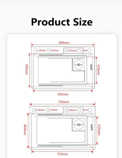 Wasserfall-Küchenspüle, Einzelschüssel, Küchenspülen, goldfarbenes Barspülbecken aus Edelstahl 304, mit Pull-Wasserhahn, Nano-Waschbecken für zu Hause ﻿
