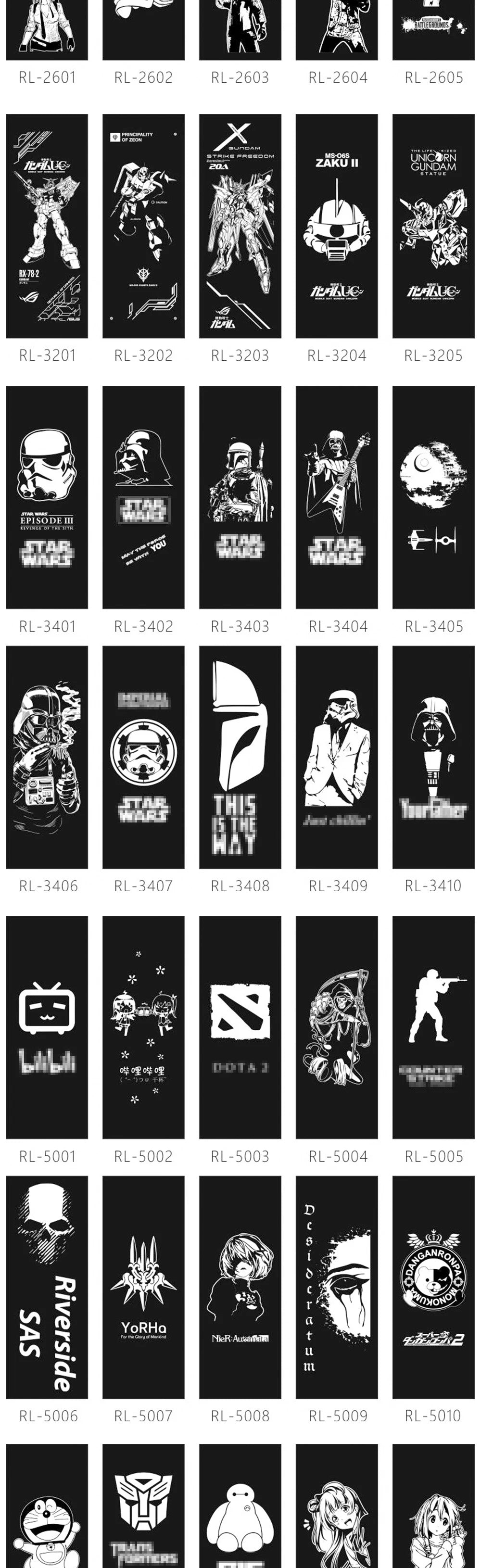 Mirror MOD RGB Lighting Panel Customize PC Case VGA Backplate Side Panel PC Cabinet A-RGB Colorful AURA SYNC Water Cooling Plate