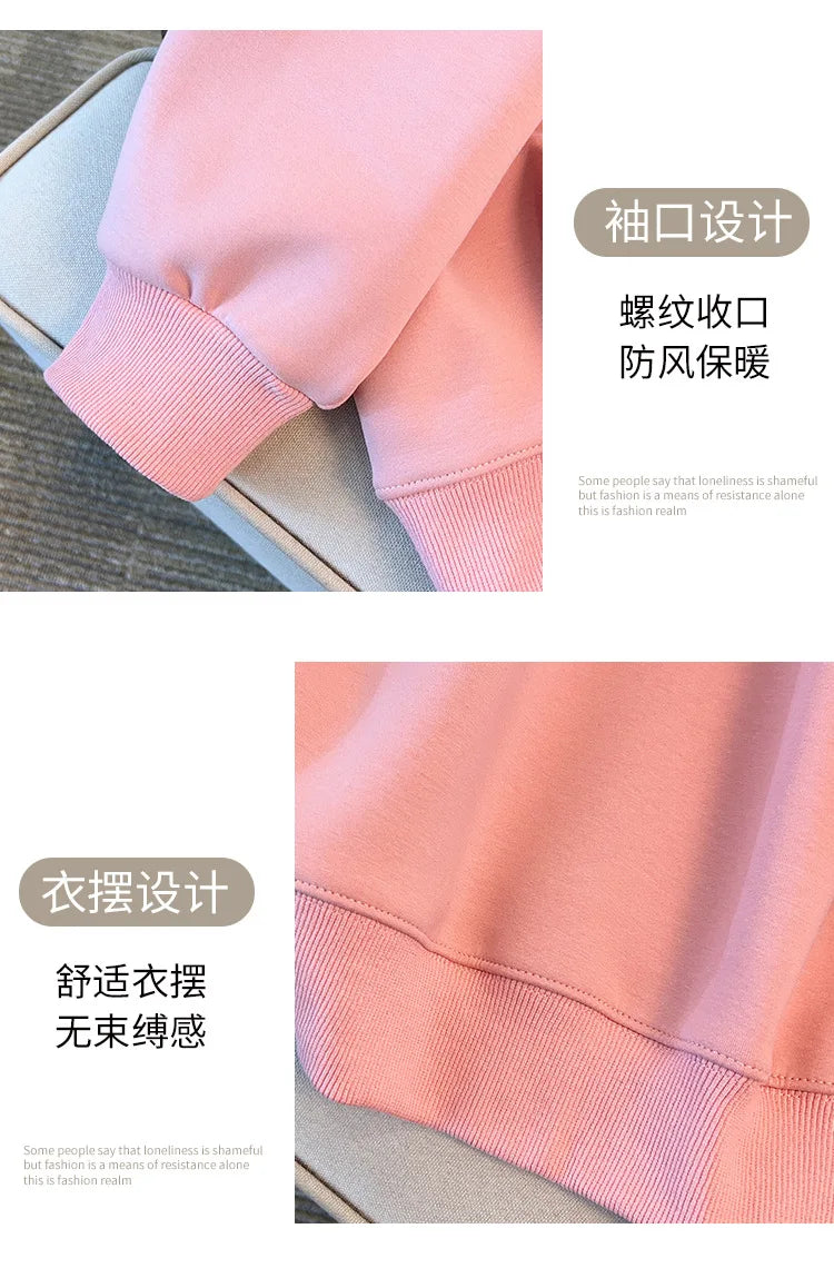 175 kg Plus Size Damen Büste 170 Frühling Herbst Lose Rundhals Langarm Bedrucktes Sweatshirt Schwarz Rosa 5XL 6XL 7XL 8XL 9XL.