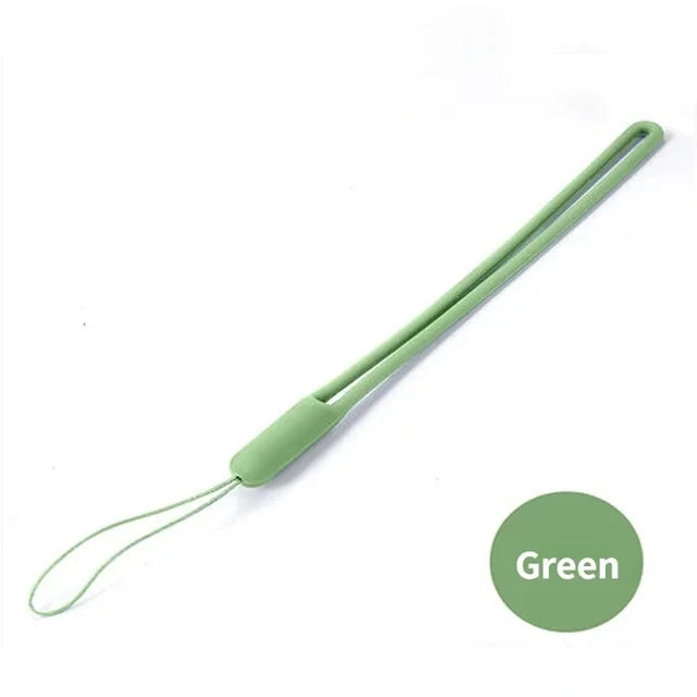 Silicone Wrist Straps Mobile Phone Strap Charms Cute Lanyards for Iphone Strap Camera Keys Cord Lanyard Key Chains Hanging Rope.