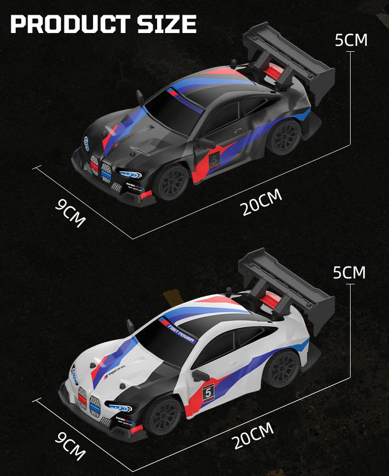 RC Car 4WD 1/24 Remote Control Cars 2.4G Radio High Speed Drift Racing High Speed Truck RTR Vehicle Toy Gift for Kids Children.