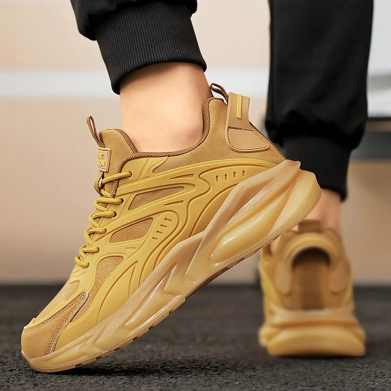 YRZL Herren-Turnschuhe, lässig, Sport, atmungsaktiv, Laufschuhe, bequemes Gehen, leichter Mesh-Schuh, Outdoor, rutschfest, Tennis-Mann