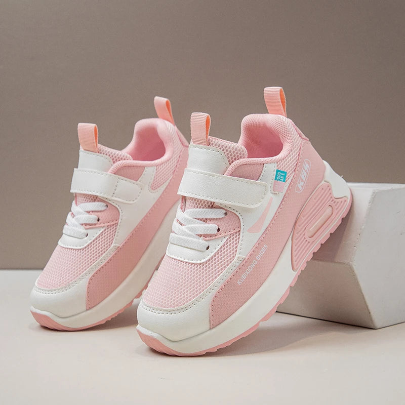 Autumn Girls Sneakers Mesh Fashion Soft Sole Outdoor Non-slip Children Casual Shoes Running Basketball Boy Sport Shoe Size 26-37