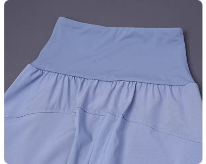 Damen-Fitness-Yogahose mit hoher Taille und Tasche, lockere Bündchen, Knöchel, Workout, Laufen, Training, Sport, Jogginghose, schnell trocknende Haremshose.