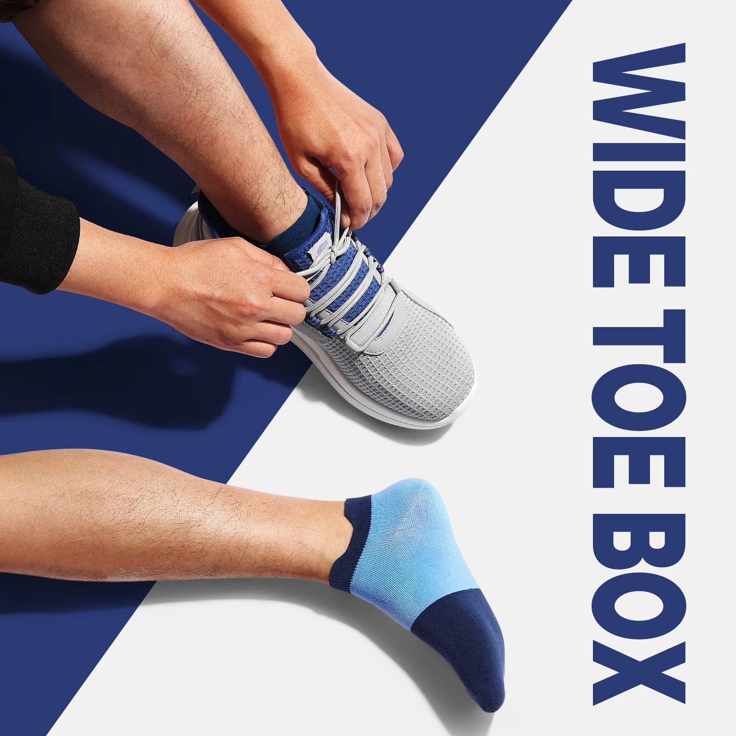 FitVille Herrenschuhe, extra breit, leicht, für geschwollene Füße, orthopädische Fußschmerzlinderung, Straßenlauf- und Wandersneaker.