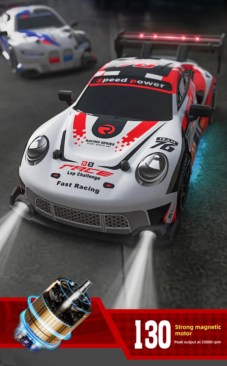 RC Car 4WD 1/24 Remote Control Cars 2.4G Radio High Speed Drift Racing High Speed Truck RTR Vehicle Toy Gift for Kids Children.