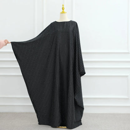 Dubai Diamond Luxury Banquet Musim Dress Abaya Eid Kebaya Caftan Robe Marocain Maxi African Dresses Kaftan Abayas Women Clothing.