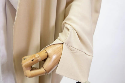 Offene Front Abaya Langarm solide Muslime aus Kaftan lose Maxi Länge Kleid Frauen Jilbabs Cardigan Mantel Damen bekleidung.