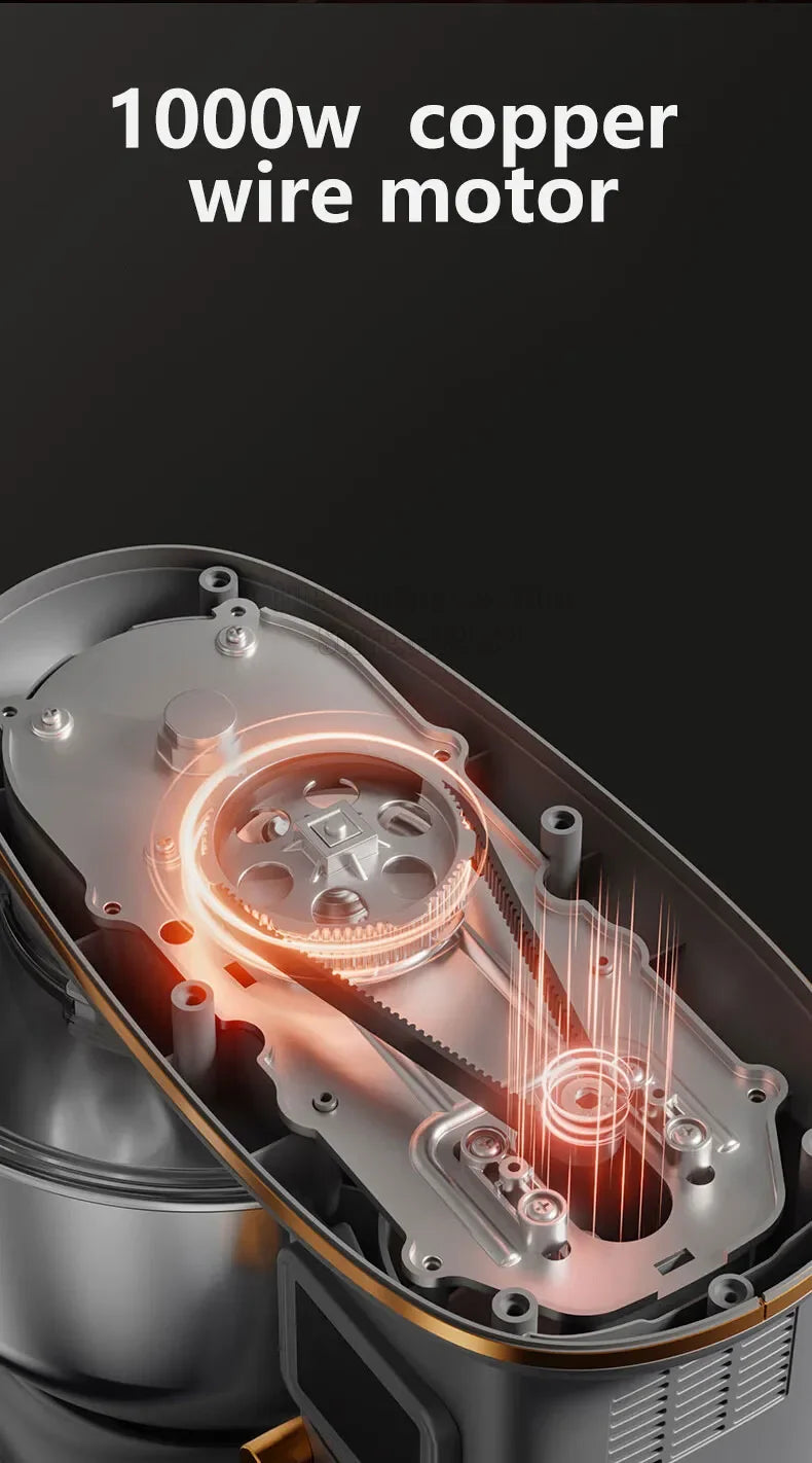 Joyoung 5L Stand Dough Mixer For Kitchen Cream Whisk Cake Dough Blender With Stainless Steel Bowl 6 Gears Chef Machine