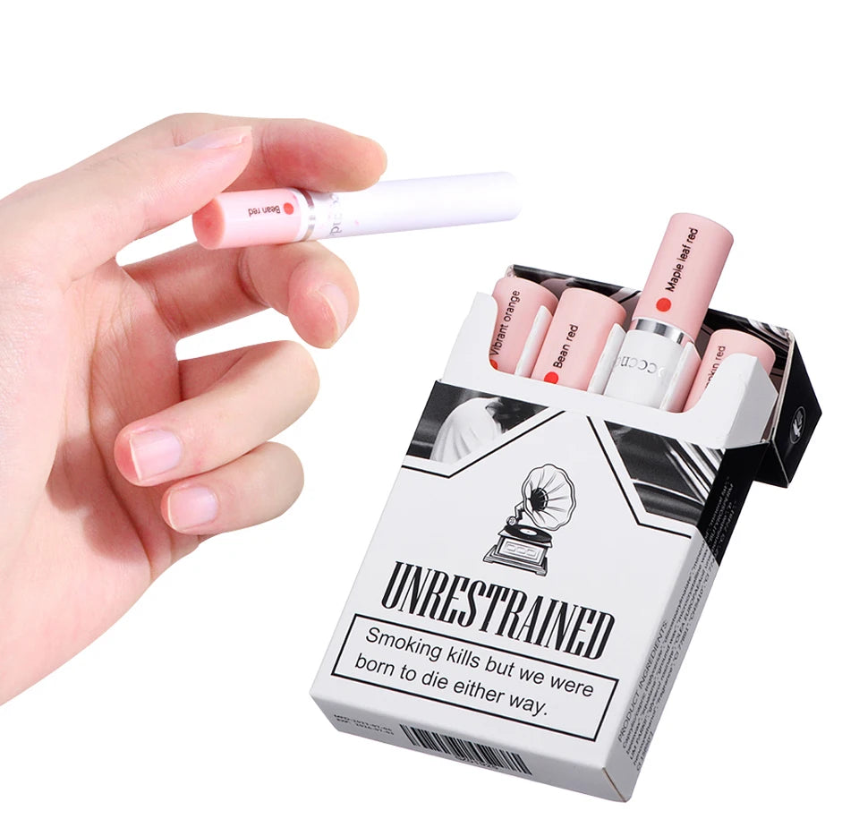 4 Colors Makeup Lipstick Cosmetics Lipstick Set Lip Tint Lip Gloss Waterproof Maquillaje Matte Long Lasting Make Up Pomade Kits.