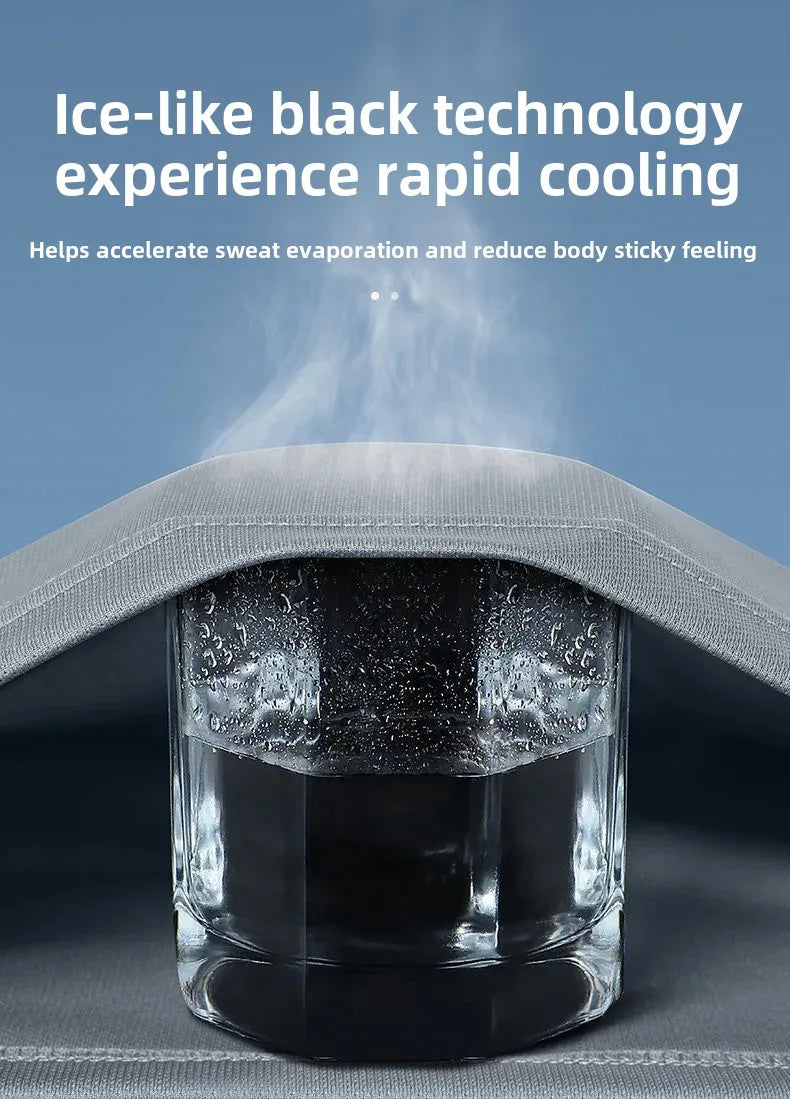 Men's Fitness Ice Silk Sports Suit Short Sleeve Training Room Basketball Morning Run Summer Outfit Shorts And T-shirt Set