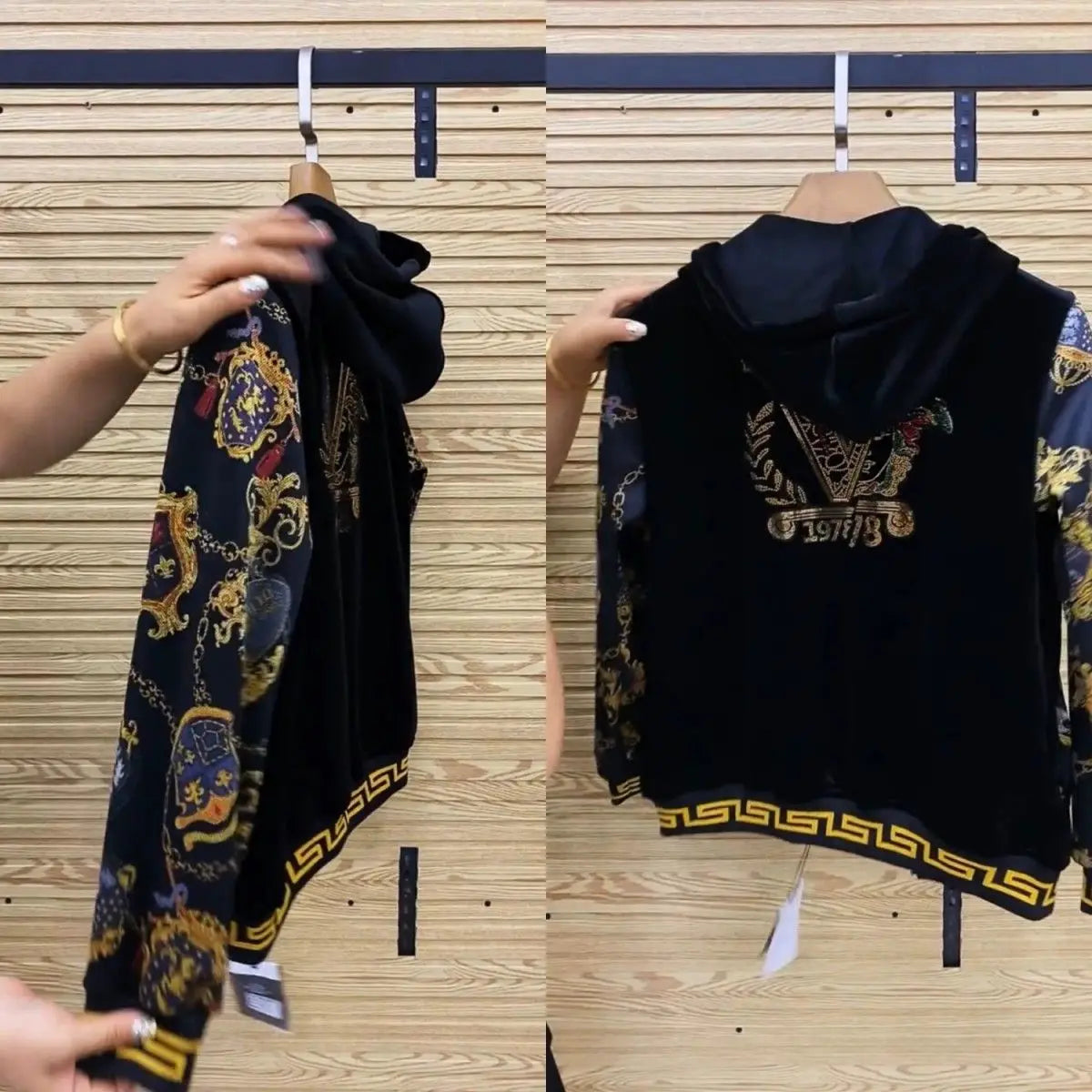 Men's autumn casual two-piece set, new coat, pants, fashionable youth suit.