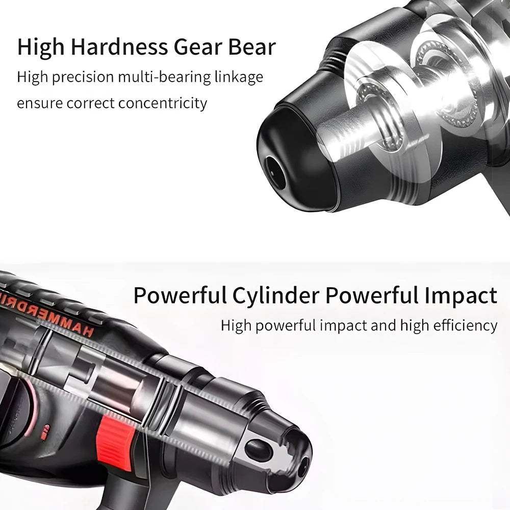 Hikity Bürstenlosen Elektrische Bohrmaschine Cordless Elektrische Hammer DIY Haushalts Werkzeug Elektrische Werkzeug Set Für Makita 18V Batterie Schraubendreher