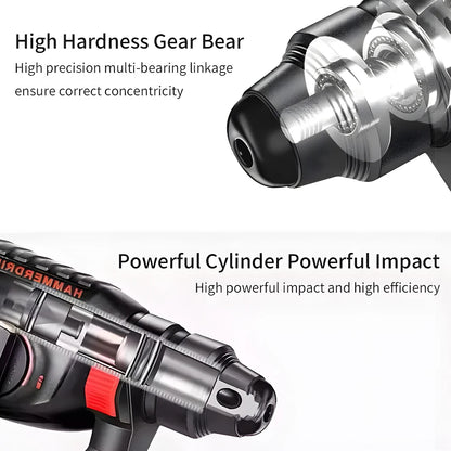 Hikity Bürstenlosen Elektrische Bohrmaschine Cordless Elektrische Hammer DIY Haushalts Werkzeug Elektrische Werkzeug Set Für Makita 18V Batterie Schraubendreher