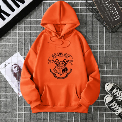 2025 Fashion Hogwarts Printed 2d Hoodies Women Sweatshirt Autumn Winter Long Sleeves Y2k Casual Loose Tops Oversized Hoodies.