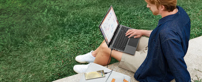 Dopesplay 15.6 inch Portable Lapdock Monitor For Samsung DeX with Keyboard Battery FHD External Screen For Phone Mini PC Laptops.