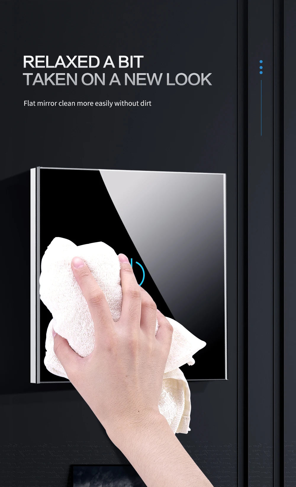 BONDA Smart Switch Alexa RF433 Keine neutrale Tuya-Steuerung funktioniert mit Google 1/2/3 Gang Smart Life Home Light WiFi Touch Switches 86.