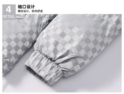 Supzoom New Arrival Casual Mens Winter Trendy Hooded Bread Couple Bright Face Starry Thickened Coat Cotton-padded Jackets.