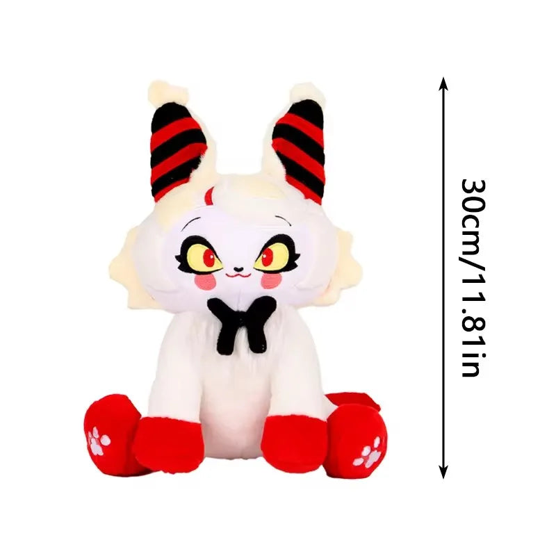 Hot Cat Plush Toy Funny Angel Dust Alastor TV Fans Collecting Gift Cute Cotton Stuffed Plush Doll Kids for Birthday Present