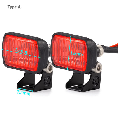 AXSPEED 1Set LED Lights Headlights Spotlight for TRX-4 TRX-6 Axial SCX10 90046 Wraith 1/10 RC Car Decoration Parts Accessories.