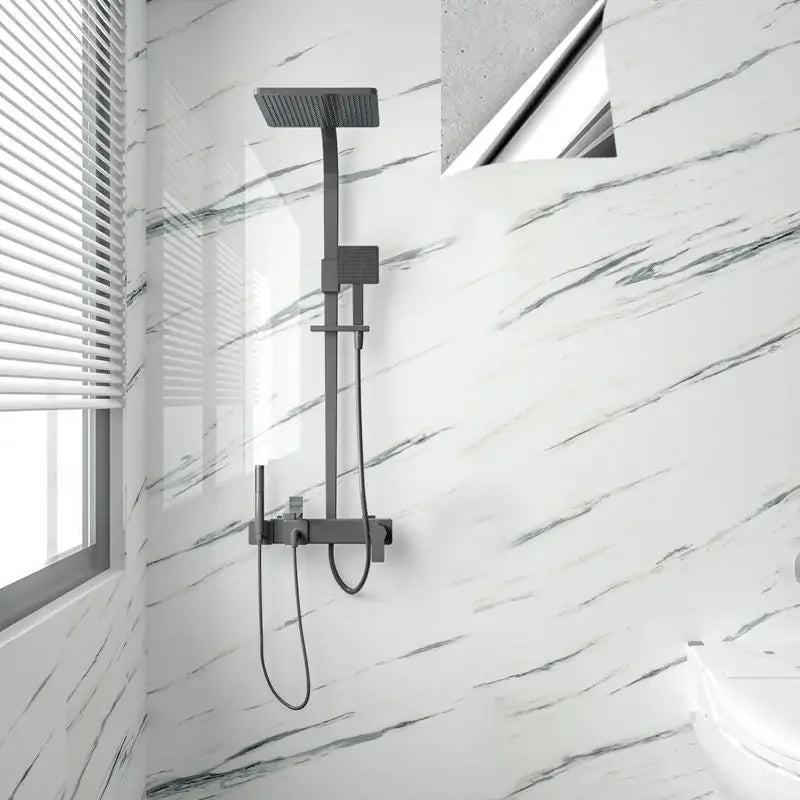 80CM Marble Self Adhesive Waterproof Wallpaper for Bathroom Wall Deocr Kitchen Oil Proof Mould-Proof Wall Stickers Home Decor